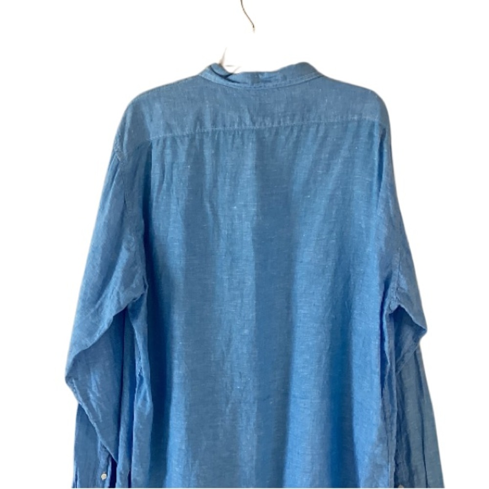 Cremieux Linen Button Down Shirt XXL - Picture 5 of 10